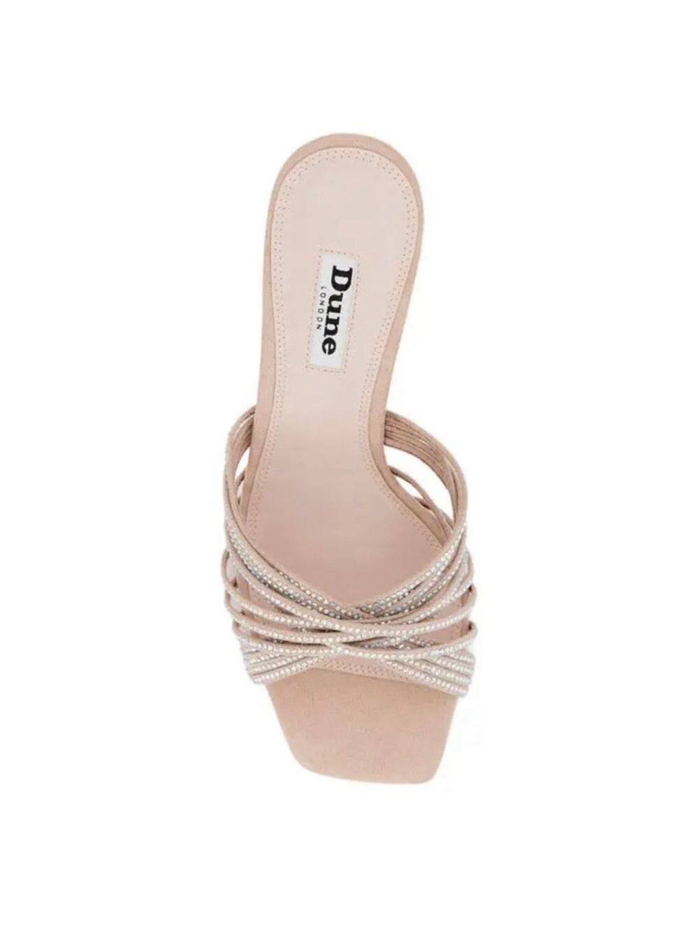 NWT Dune London Blush Marquees Strappy Sandals 38/8